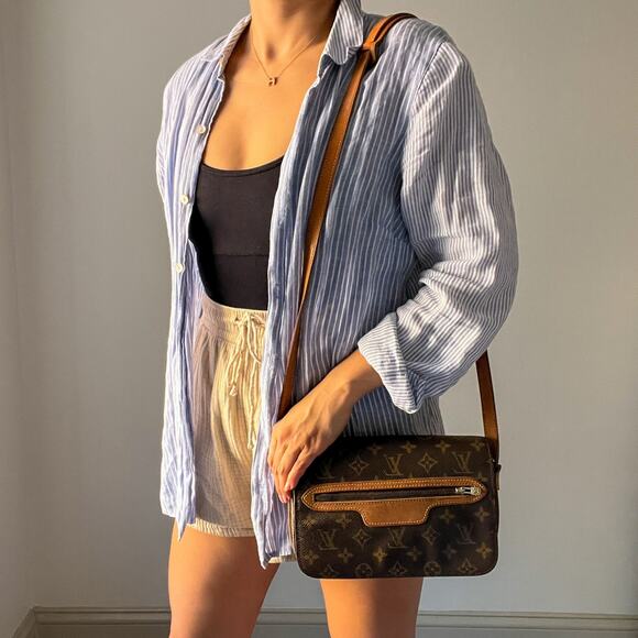 Authentic Louis Vuitton Saint Germain 24 Monogram Crossbody Bag 882 - Picture 12 of 12